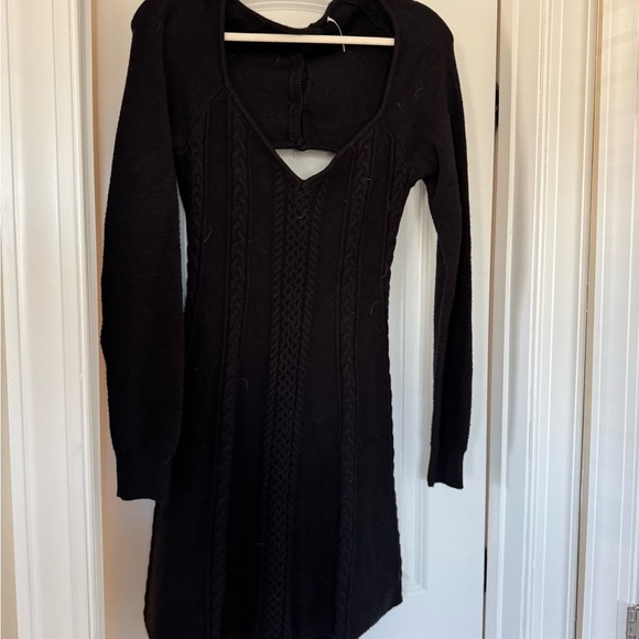 Free People Women's Small World Mini Sweater Dress Size - Picture 4 of 5